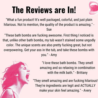 Find the best bath bombs online by reading reviews of this one, made by Badgerface Beauty Supply.