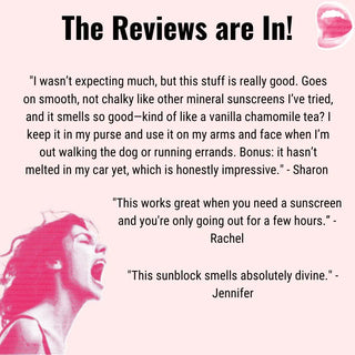 Buy the best natural sunscreen by reading reviews of this one, made by Badgerface Beauty Supply.