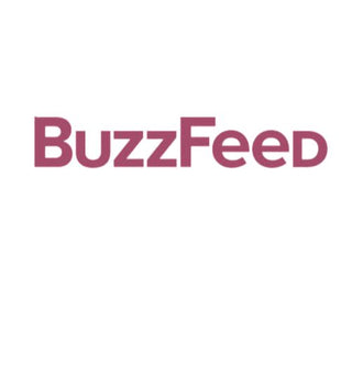 Pink Buzzfeed logo.