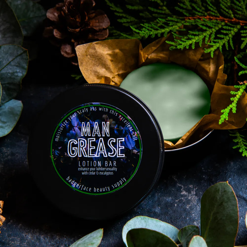 Cedarwood Lotion Bar: So Rugged, So Dope. – Badgerface Beauty Supply