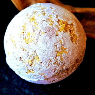 Wrap yourself in a haze of tropical vibes with this coconut bath bomb, made by Badgerface Beauty Supply.