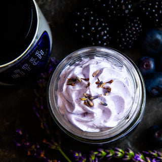 Experience the creamy texture of this nourishing body scrub, made by Badgerface Beauty Supply.