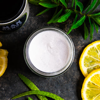 Experience the creamy texture of this hand scrub for men, made with aloe butter.