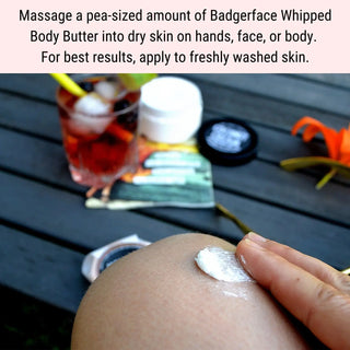 Use a body butter by massaging a pea sized amount into dry skin.