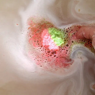 To use this inappropriate bath bomb, simply unwrap, drop in hot bath water, and inhale the heavenly scent. Then step in and soak.