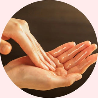 Fractionated coconut oil keeps our natural massage oil light and quick to absorb.