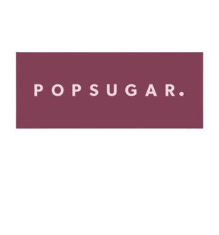 Pink Popsugar logo.