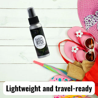 Our travel spray for nausea is lightweight and super effective.