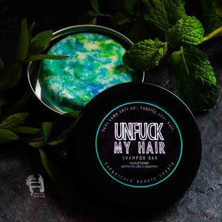 Ditch the flakes with this anti-dandruff shampoo bar, made by Badgerface Beauty Supply.