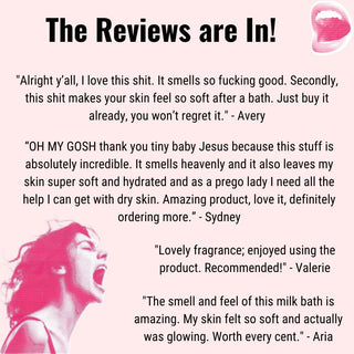 Buy the best natural bath products online by reading reviews of Badgerface beauty supply's soothing bath salts and milk bath soaks, made with real essential oils.