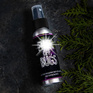 Buzz Off, Bugs Natural Bug Spray.
