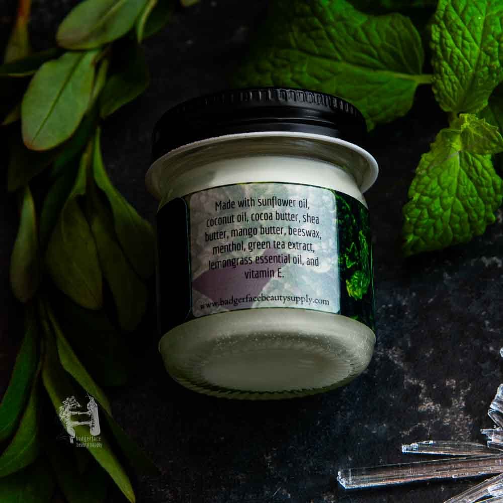 This cooling face cream employs menthol for a refreshing boost. Try it after a workout!