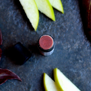 This apple cider lip balm, made with shea butter, has a decadent, creamy texture.