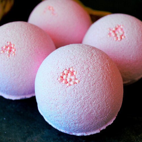 This Cute Bath Bombs, Rose Scent. will elevate your skincare routine by incorporating a natural Bath bomb. It's made by Badgerface Beauty Supply