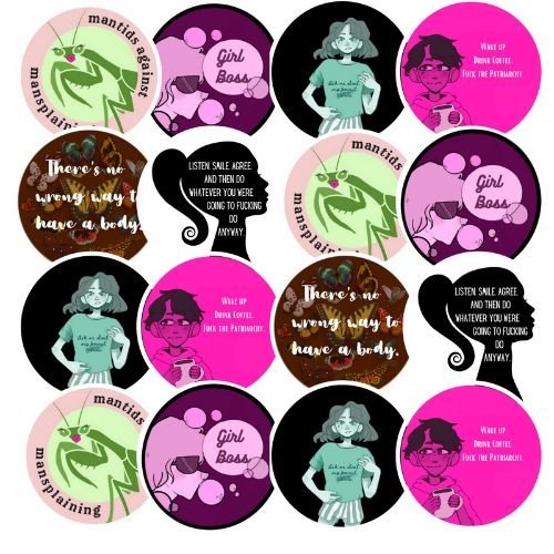 This feminist sticker pack will be sure to please the recipient of our Fuck the Patriarchy gift set.