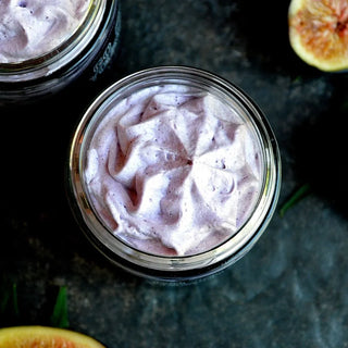 Experience the creamy texture of this whipped fig body butter.