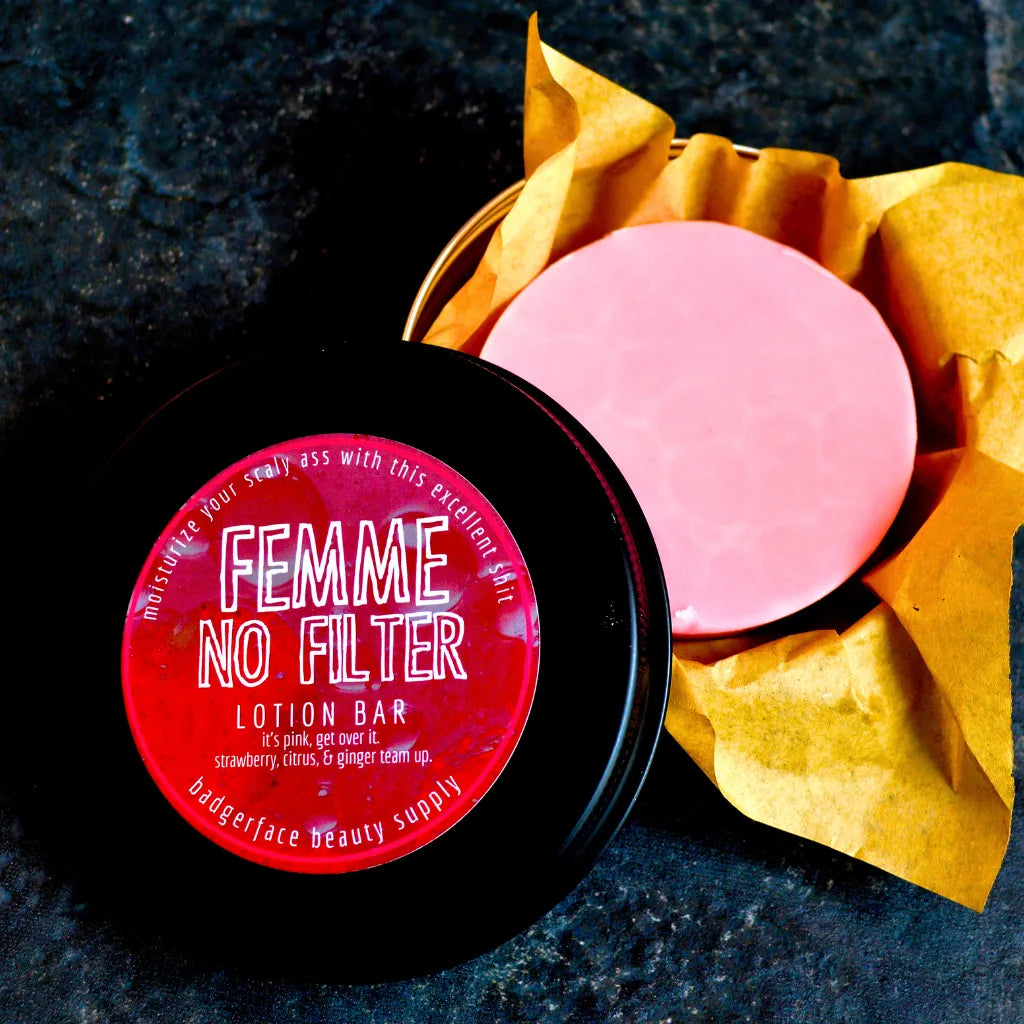 Fruity, Pink Solid Lotion Bar | Natural Moisturizing Body Bar ...
