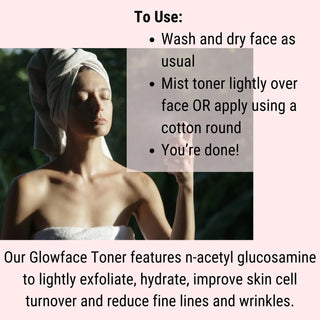 To use facial toner, simply mist toner lightly over face or apply using a cotton round.