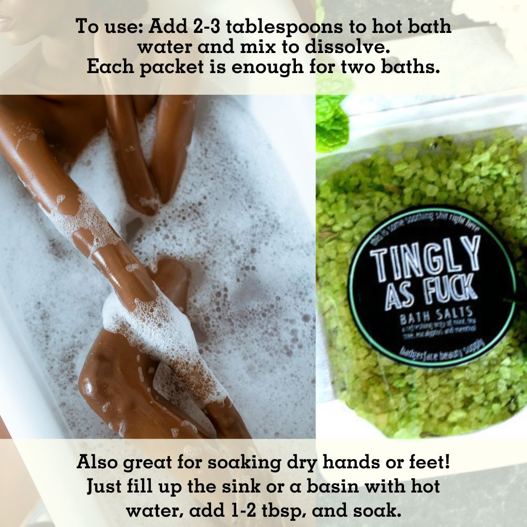 This Natural Peppermint Bath Salts. will elevate your skincare routine by incorporating a natural Bath salt. It's made by Badgerface Beauty Supply