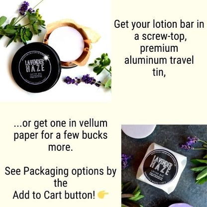 This Natural Lavender Lotion Bar. will elevate your skincare routine by incorporating a natural Lotion bar. It's made by Badgerface Beauty Supply