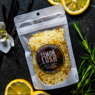 Relax the way you deserve, queen. 👑 This Mediterranean sea salt soak scented with lemon, vanilla, and rosemary soothes muscles and leaves your skin refreshed.