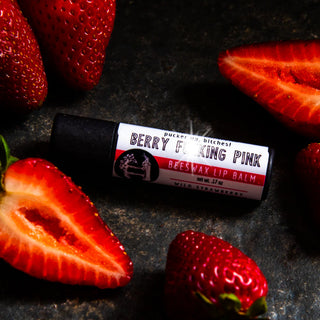 Berry Effing Pink Lip Balm.