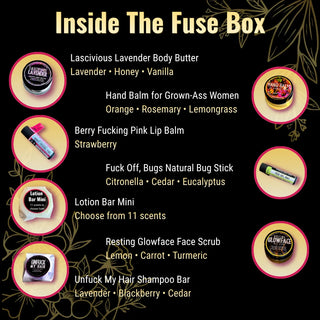 Seven mini products fill this bath and body gift set, featuring bestsellers.