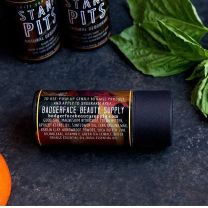 This Stank Pits Natural Deodorant ~ Bright Scent will elevate your skincare routine by incorporating a natural Natural deodorant. It's made by Badgerface Beauty Supply