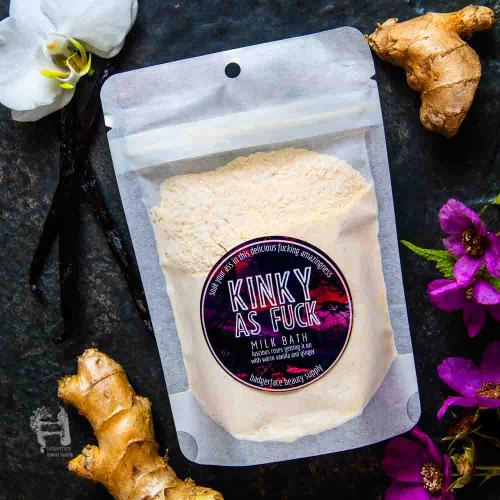 This Romantic Milk Bath. will elevate your skincare routine by incorporating a natural Milk bath. It's made by Badgerface Beauty Supply